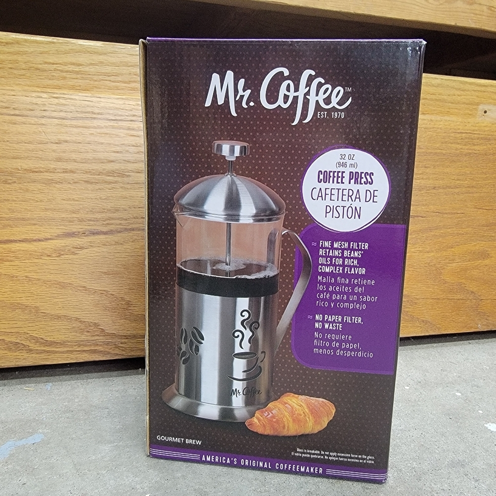Mr. Coffee Coffee Press | 32 ounce | New in Box